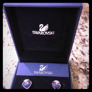 Swarovski Violet Earrings